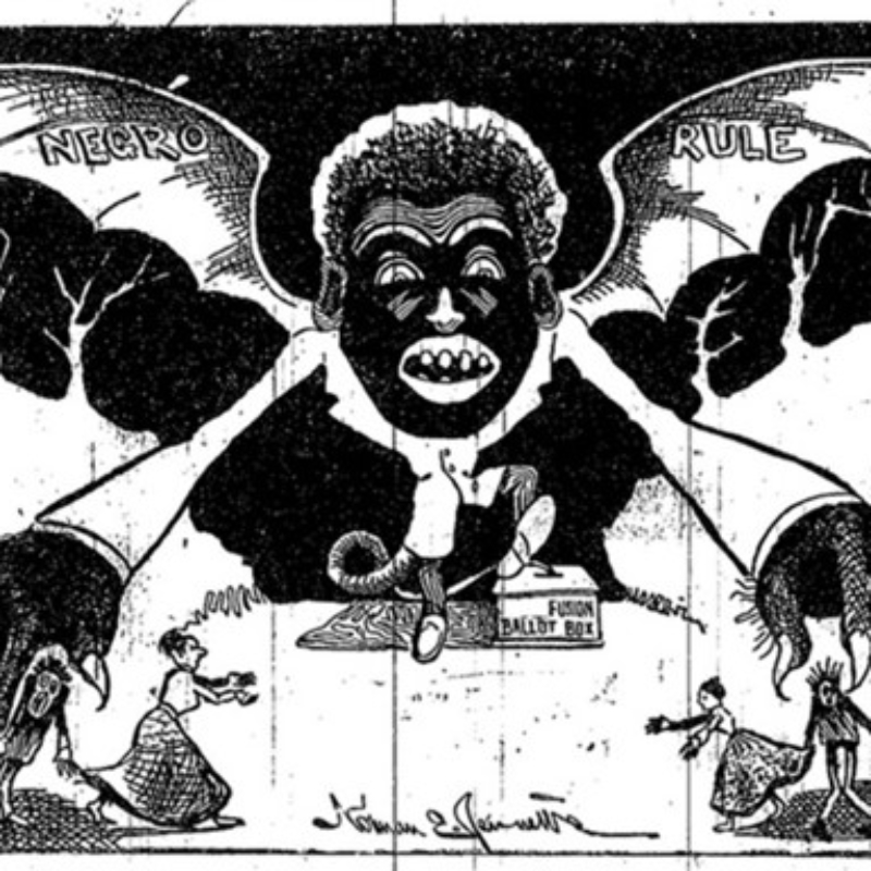 Caricature “negro rule”