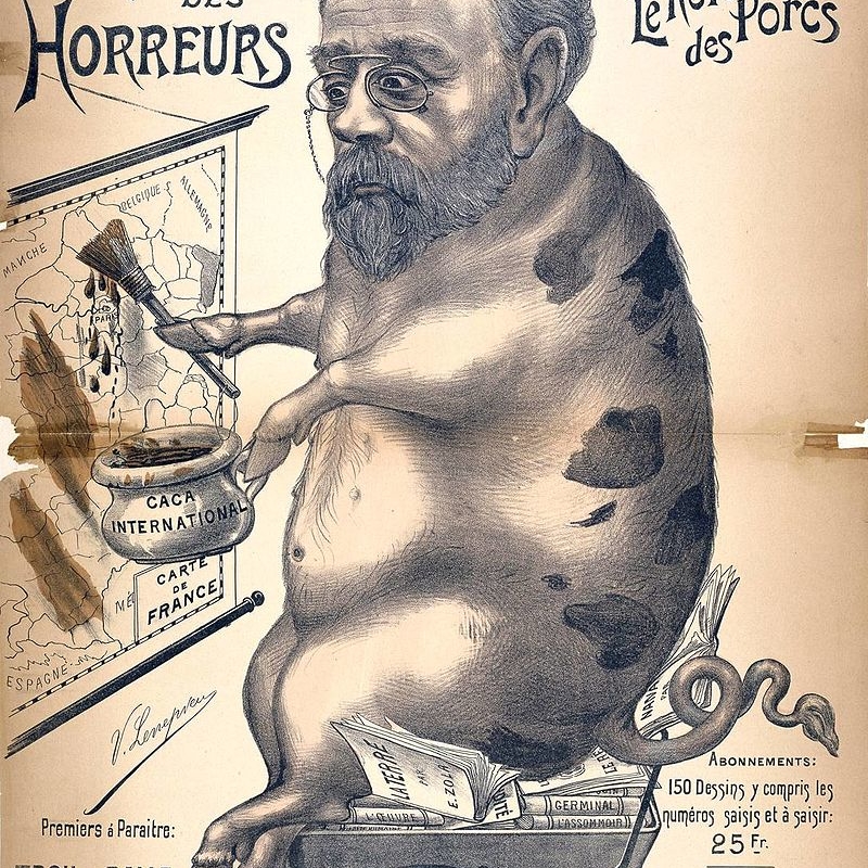 Émile Zola en porc