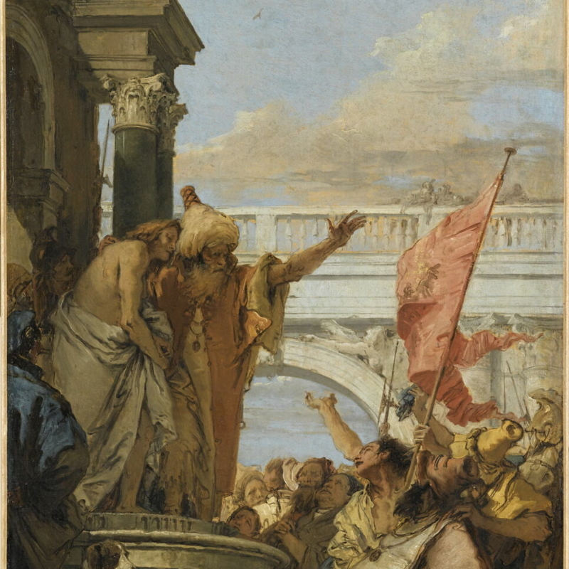 Pilate présentant le Christ aux Juifs