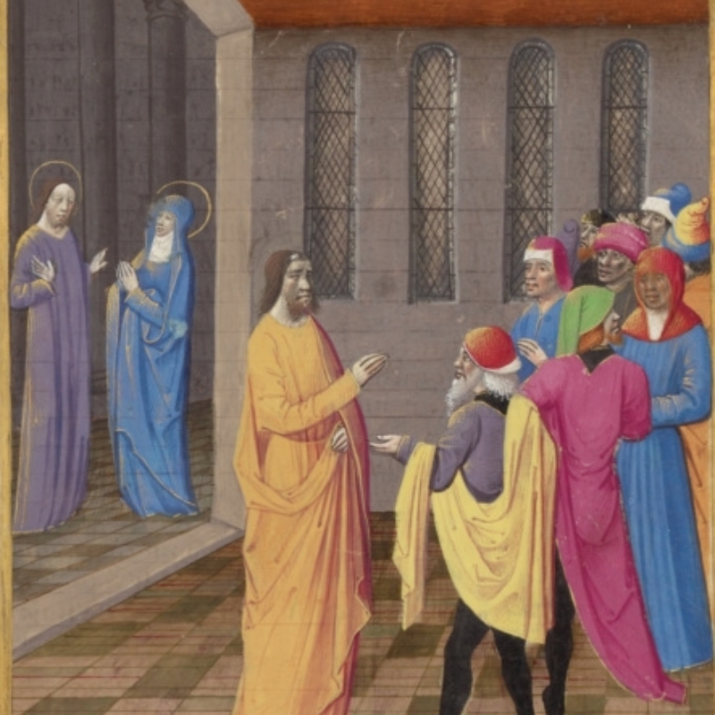 Judas conspirant avec les Juifs