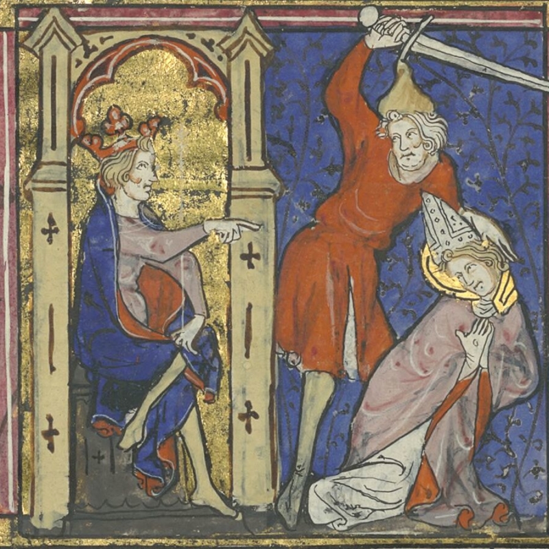 Martyre de saint Victor I par un juif