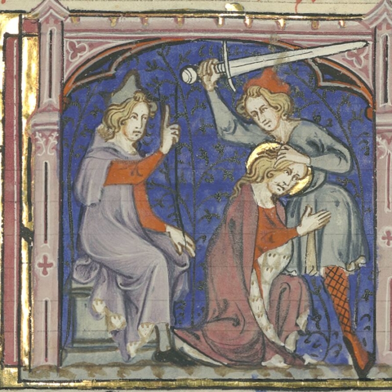 Martyre de saint Boniface par deux juifs