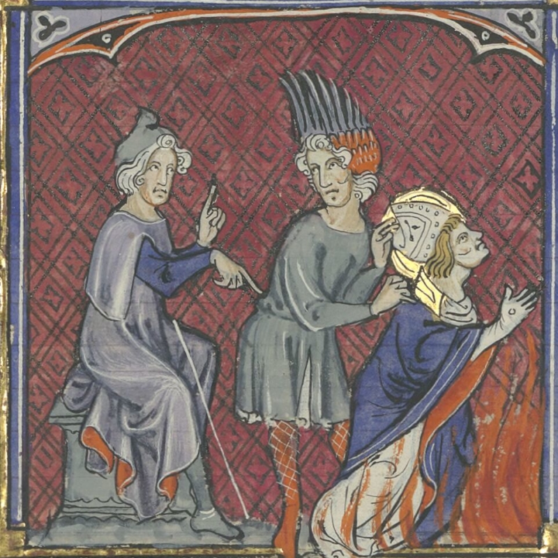 Martyre de Saint Janvier I par un philistin et un juif