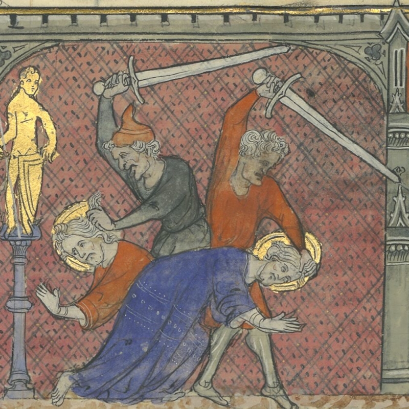 Saint Nérée et Saint Achilée decapités par un juif