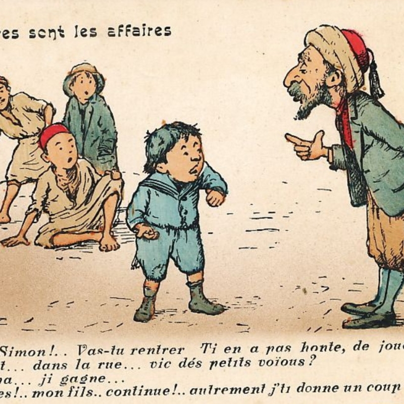 Père juif heureux de son enfant