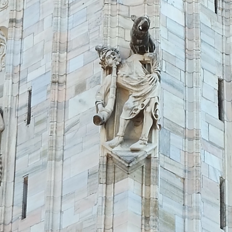 Juif et musulman à la cathédrale de Milan