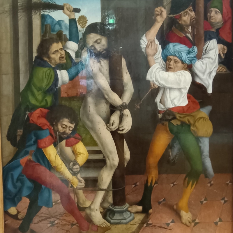 Flagellation du Christ par un musulman