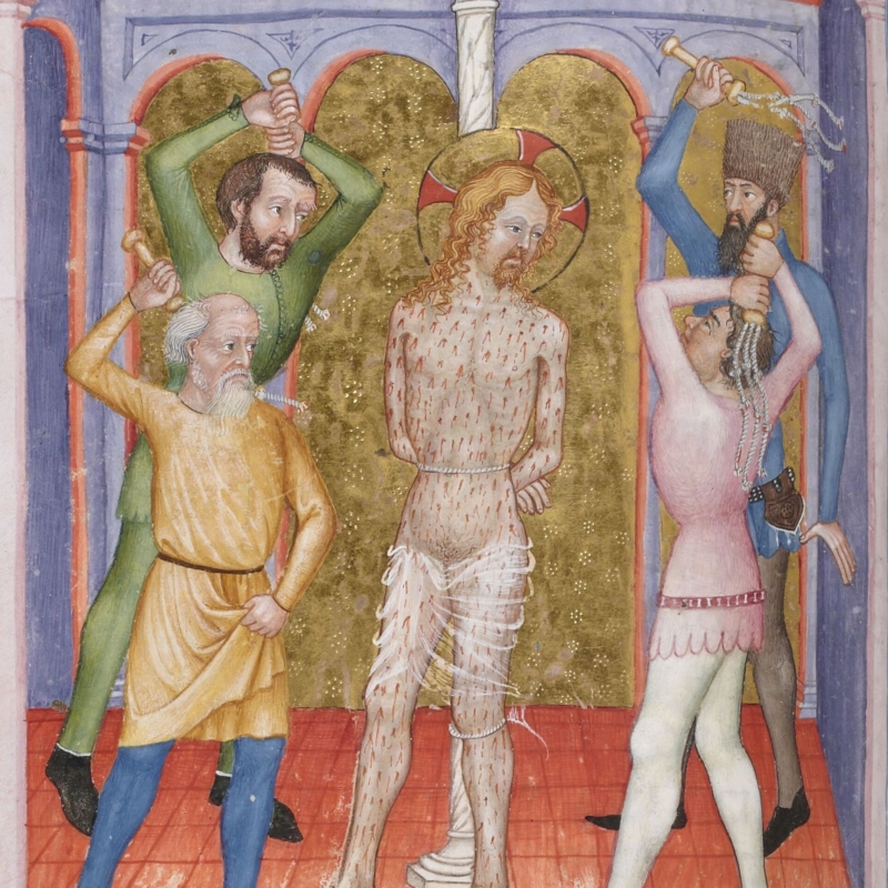 Flagellation de Christ par un turc