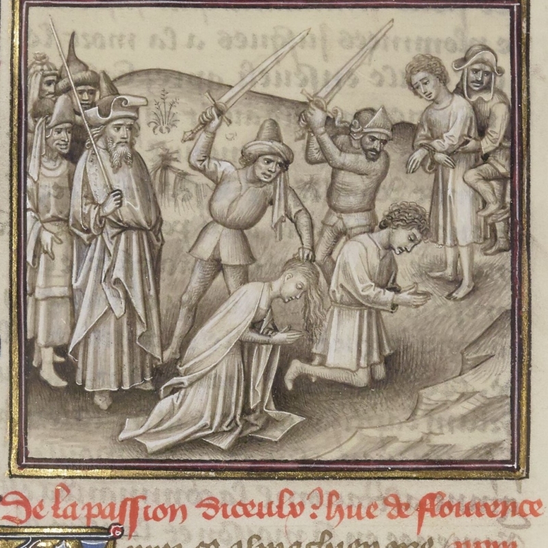 Martyre des saints Cécile, Valérien et Tiburce