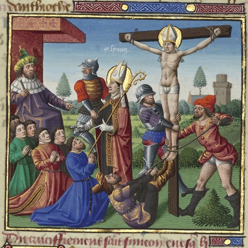 Martyre de saint Siméon