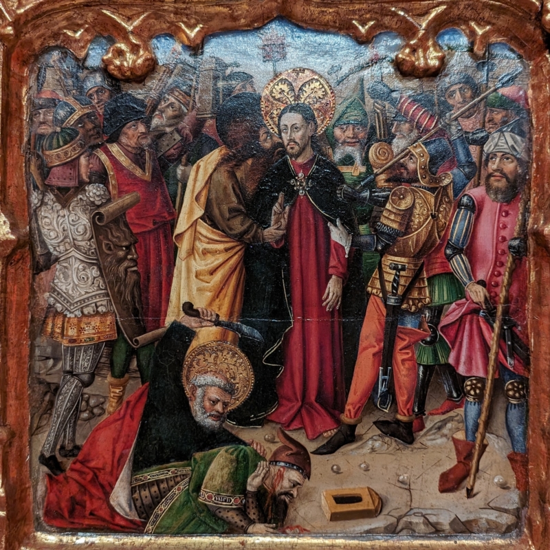 Judas embrasse Jésus