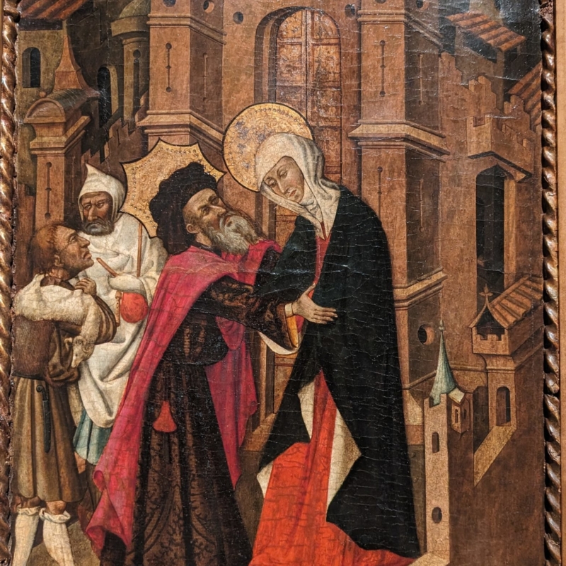 Étreinte de sainte Anne et de saint Joachim