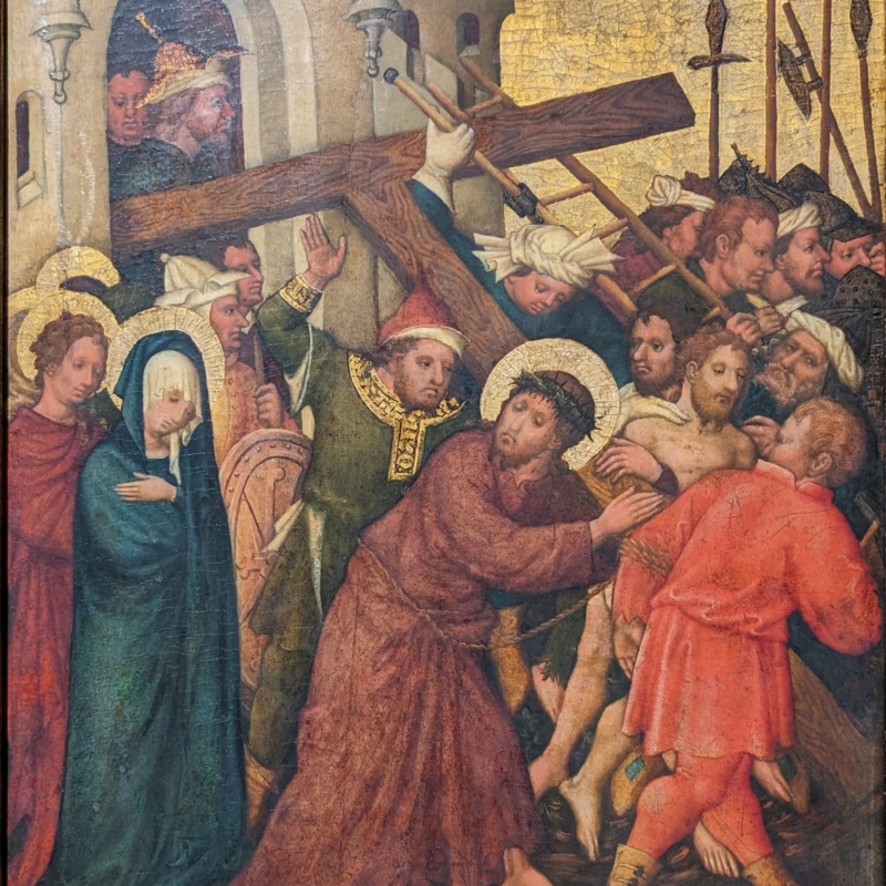 Flagellation de Jésus dans le Via Crucis